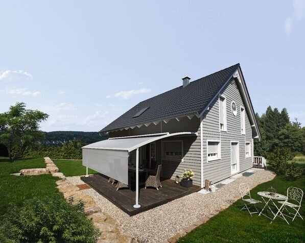 Volant Rollo an Einfamillienhaus