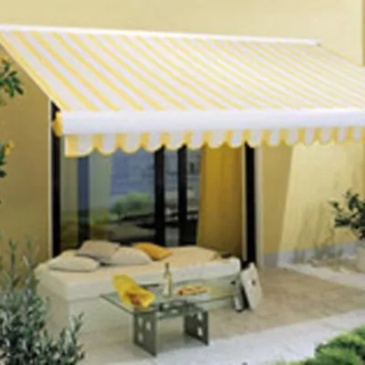 markisen_03 Markise an der Hausfassade angebracht